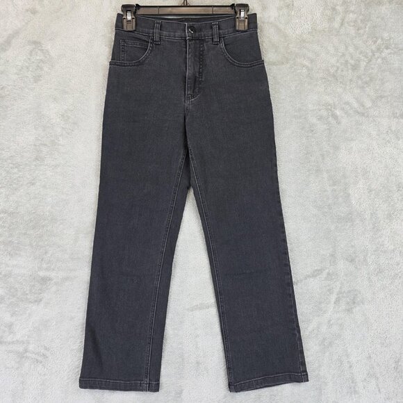 Rachel Comey Jeans Womens Size 2 Black Straight Leg Denim Made in USA Pants - Picture 1 of 12